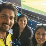 Kavitha Gowda Instagram – KCC @ #chinnaswamistadium 

@chandan_kumar_official 
@nithyashree.athlete