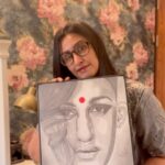 Kavitha Nair Instagram – It’s been five or more years @sibupaul86 has been drawing me.. a few months back he sent me a few very interesting takes on my pictures :) 

Dear Sibu , these frames will soon find a place on my wall.. 🙏🏽 😊

#artist #muse
