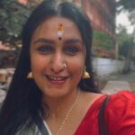 Kavitha Nair Instagram - ചിങ്ങം ❤️🌸 മുണ്ടും നേര്യതും : @naithubysruthiprasanth ♥️