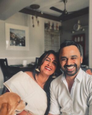 Kavitha Nair Instagram - Hours after this, there was an eye surgery, so couldn’t post the pictures. Oh this was Onam btw 😅🫶🏼♥️
