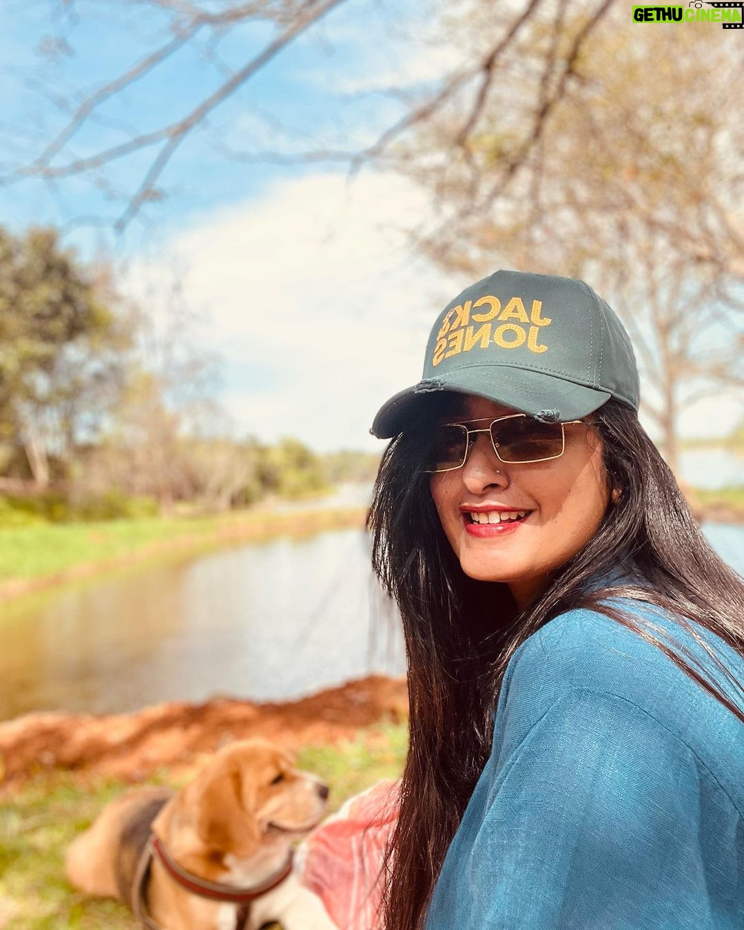 Kavitha Nair - 4.6K Likes - Me and my boy chilling at our favourite place 🫶🏼