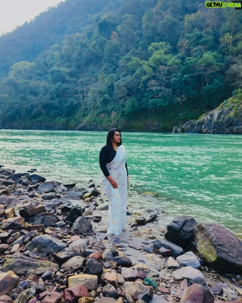 Kavitha Nair Instagram - By the Ganges 🩶 Summit by the Ganges Beach Resort & Spa, Rishikesh