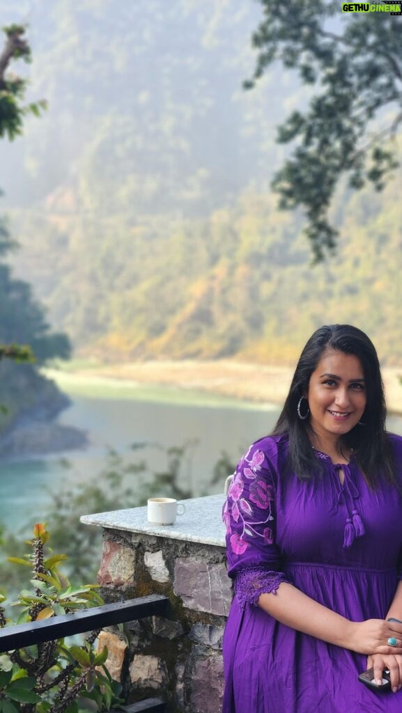 Kavitha Nair Instagram - After the beautiful confluences, Ganga ♥️ @summitbytheganges Summit by the Ganges Beach Resort & Spa, Rishikesh