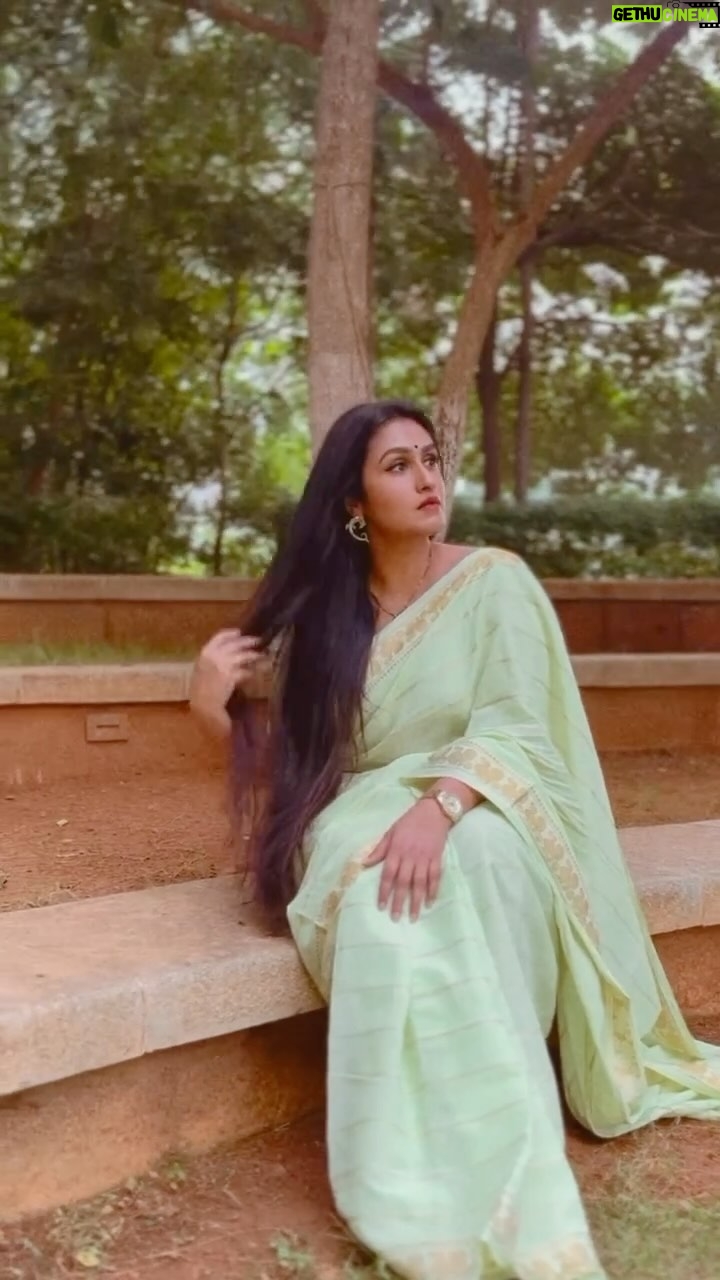 Kavitha Nair - 4.9K Likes - In @rasaalistore after many moons 💚
Some shades wait for years to reach your body and soul, this is one of them.. :)
#sareeaesthetics