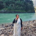 Kavitha Nair Instagram – By the Ganges 🩶 Summit by the Ganges Beach Resort & Spa, Rishikesh