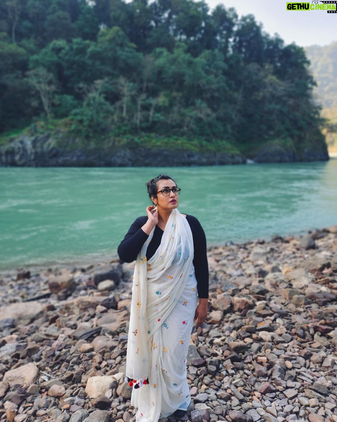 Kavitha Nair Instagram - By the Ganges 🩶 Summit by the Ganges Beach Resort & Spa, Rishikesh