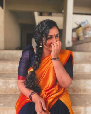 Kavitha Nair Instagram - Healthiest girl on the sets took some happy pictures that day 🤓

@jaseela_parveen