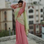 Kavya Kalyanram Instagram – Terrace shoots, terrace shoots, terrace shoots, I don’t like. I avoid. But terrace shoots like me 🫠 
Show me a better place to shoot than your terrace for a lazy person and I’ll stop! 🤭