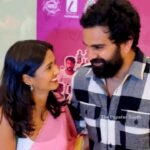 Keerthi Pandian Instagram - Shining Together 💫 @keerthipandian & @ashokselvan . #sabanayagan special show 🎖️ 🎥 @thepapstersouth . #ashokselvan #keerthipandian @sathish_pro