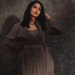 Keerthi Pandian Instagram - #Kannagi Promotions 🩶 Styling: @_ragambigaa_ Photography: @arungnanavel Outfit: Sapan More from @amethystchennai Makeup: @sofdoesmakeup_ from @thebridesbar Hair: @mani_stylist_ Jewellery: The Amethyst Room @chamierschennai Footwear: @taaramitraofficial