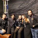 Kenisha Awasthi Instagram - Men in black #happycrew #whoppertime #backstage @dj.irfan.jpr @aditya__katariya Raffles Udaipur