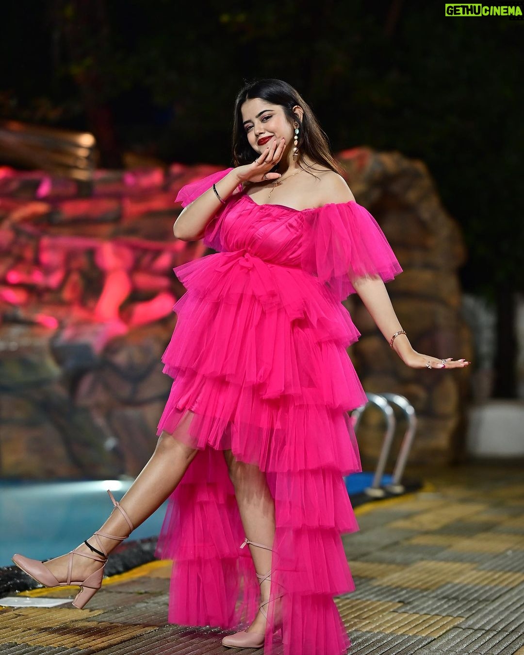 Ketaki Kulkarni Instagram - What a barbie-tastic day! ππͺ©π Thankyou so much everyone for your lovely wishes! It made my special day even more beautiful! Outfit by @the_planetdesigner do check out their page! π Pictures captured by @prathamesh_jadhav_photography Location @thevisawaresort #18thbirthday #birthdayoutfit #birthdaylook #birthdaygirl #birthdayspecial #birthday