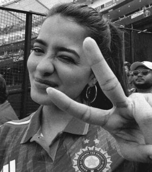 Ketika Sharma Instagram - Cricket for me represents life in general. 
Its a great teacher and it's so graceful ✨no wonders it's called “a gentleman's sport” 🙌🏼

Its a leveller, it's uncertain, it's aspirational, its a humbler! It’s about Intent! About passion and dreams and failures and successes, about diligence and determination! It’s about physical and mental grit!! 
It's about life and about being human! 
The" Sportsman Spirit" adds so much quality, character
and grace to an individual! 

And isn’t it soo beautiful how passionately this sport brings (especially us Indians) together in more ways than one? It's a religion we unanimously belong to🫶

As for this World Cup, Team India played this World Cup in such style and swag!!
So much so that we looked like "OBVIOUS" winners! Yes
the result didn't go our way but this victory will mean
equally much to Australia "this" time because they beat
"the strongest team" this tournament! It's a really sweet
win for them because they beat "the most dominating
team" of this tournament, a team which had the Best
batsman, best bowlers and honestly” THE BEST TEAM"!
Period!! What an iconic tournament this was #lions on
the field truly @indiancricketteam #iconic 

So here’s to dreaming on 🥂 That's what we always do! We accept the results in life with grace and move on with the lessons and the learnings taken and with a hopeful heart we look forward to a brighter tomorrow! We dream on, We dream big and we shine through it all 💙✨

#bleedblue #cricketworldcup #2023 #finals