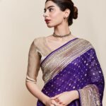 Khushi Kapoor Instagram - 💜 Styled by : @mohitrai with @shubhi.kumar Saree : @anitadongre Jewellery : @gehnajewellers1 Footwear: @aprajitatoorofficial Hair by @humera_shaikh19 Photographer : @tridevsudevan