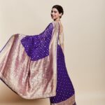 Khushi Kapoor Instagram - 💜 Styled by : @mohitrai with @shubhi.kumar Saree : @anitadongre Jewellery : @gehnajewellers1 Footwear: @aprajitatoorofficial Hair by @humera_shaikh19 Photographer : @tridevsudevan