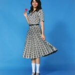 Khushi Kapoor Instagram - If a friend borrows a top Betty Cooper really likes but never returns it, Khushi Kapoor (@khushi05k) believes she is the kind of person who would just let the friend keep it and not ask for it back. But will she be as accommodating when she finds out her feelings for Archie Andrews are shared by bestie Veronica Lodge? Only time will tell. Swipe right to watch Kapoor offer some more insight into her character, then tap the link in bio to read the cover story. Photographed by: Bowen Aricò (@bowenarico) Video by: Kris Black (@krisblackk) Styled by Head of Editorial Content: Megha Kapoor (@meghakapoor) Words by: Sadaf Shaikh (@sadaf_shaikh) Art Director: Aishwaryashree (@aishwaryashree) Makeup Artist: Natasha Nischol (@tashaonline) Hair Stylist: Avan Contractor (@avancontractor) Digital Editor: Sonakshi Sharma (@sonakshiisharrma) Bookings Editor: Savio Gerhart (@gerhartsavio) Entertainment Director: Megha Mehta (@magzmehta) Entertainment Editor: Rebecca Gonsalves (@rebeccagon2) Fashion Assistant: Manglien Gangte (@manglien) & Shrey Vaishnav (@shrey_vaishnav_) Photographer Assistant: Anish Oommen (@anishoommen_) Junior Designer: Shagun Jangid (@shagun_jangid) Production: P Productions (@p.productions_) Location courtesy: St. Regis Mumbai, Zenith Party Suite (@stregismumbai) (@penthousestregismumbai) Wardrobe: On Khushi: Dress, belt; both Tory Burch (@toryburch). Shoes, Theater XYZ (@theater.xyz). Socks, Socksoho (@socksoho). Penthouse
