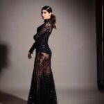 Khushi Kapoor Instagram - 🖤 @manishmalhotra05 @manishmalhotraworld @thehouseofpixels @hot.hair.balloon