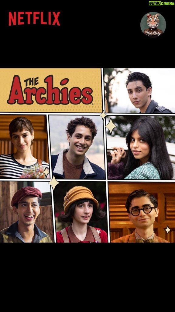 Khushi Kapoor Instagram - Are you ready to go back in time? Welcome to The Archies ♥️ @archiesnetflix #TheArchiesOnNetflix @tigerbabyofficial #thearchies @zoieakhtar @reemakagti1 @ArchieComics @graphicindia @netflix_in @archiesnetflix @dotandthesyllables #AgastyaNanda @mihirahuja_ @suhanakhan2 @vedangraina @yuvrajmenda