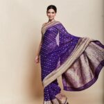 Khushi Kapoor Instagram - 💜 Styled by : @mohitrai with @shubhi.kumar Saree : @anitadongre Jewellery : @gehnajewellers1 Footwear: @aprajitatoorofficial Hair by @humera_shaikh19 Photographer : @tridevsudevan