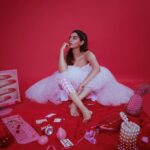 Khushi Kapoor Instagram - Can you tell, pink is my favourite colour?💘🤪 OOTD🎀 Custom bikini top: @flirtatious_india Jewellery: @studioloveletter Skirt: @quodnewyork Pants: @zara Styled by @spacemuffin27 Shot by @sashajairam Make up by @sonamdoesmakeup Hair by @marcepedrozo Set by @riidawg