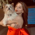 Khushi Kapoor Instagram - All I want for Christmas is cuddles🤍🐶🎄