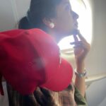 Kinjal Rajpriya Instagram - Flight Mode ✈️ Best of self-assessments happen above the clouds. Steady grounds enable higher flights ✨ Though I was thinking about baseball 😅#Yankees 🫶