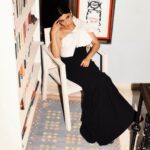 Konkona Sen Sharma Instagram - Getting ready for @filmfare! 🖤🖤 Fairy godmothers: Styled by @damini_styles Wearing: @shivaniawastyofficial @mintandmilkpr Jewellery: @goldenwindow @ascend.rohank @shopriyaaofficial Makeup: @seldon_makeup Hair: @nimishashah210 Photographer: @pehelaggarwal