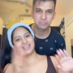 Krishna Mukherjee Instagram – Night Care Routine with chikki ki chikk chikk 😂 @navigators_life_ 🥸
