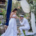 Krishna Mukherjee Instagram - Cherishing The Most Beautiful And Dreamy Day Of Our Life❤️ Happy Engagement Anniversary Chikki 🥰 I LOVE YOU ❤️ Ps. Being married to me for the rest of your life is the real anniversary gift." 🤪 Muuahhhh Memories captured by- @israniphotography Event and Decor planned by @jestbeauevents011 Manali, Himachal Pradesh