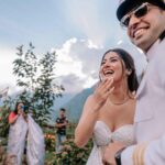 Krishna Mukherjee Instagram - Cherishing The Most Beautiful And Dreamy Day Of Our Life❤️ Happy Engagement Anniversary Chikki 🥰 I LOVE YOU ❤️ Ps. Being married to me for the rest of your life is the real anniversary gift." 🤪 Muuahhhh Memories captured by- @israniphotography Event and Decor planned by @jestbeauevents011 Manali, Himachal Pradesh