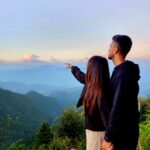 Krishna Mukherjee Instagram - What an amazing year and experience it has been. Happy first Engagement Anniversary @krishna_mukherjee786 Love you always ❤️ Kanatal