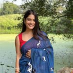 Krishna Mukherjee Instagram - Wrapped In Tradition, Draped In Grace. Saree from Shantiniketan ♥️