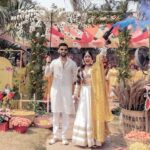 Krishna Mukherjee Instagram - I always dreamed of a fairytale wedding where i can also enjoy.. and not just be the stand & pose for everyone.. 😅 And honestly, this wouldn’t have been possible without the team of @jestbeauevents011 From planning the details to executing.. They understood & executed the project so well. Thank you guys ! . Also, a special thanks to @spilledink.studio for making all the beautiful wedding collaterals that ensured all the guests were hooked for more 🥰