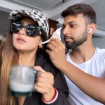 Krishna Mukherjee Instagram - Ye Video kalpanik nahi hai 😅🥲😂 This is how he annoys me everyday 😡