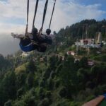 Krishna Mukherjee Instagram - Giant Ride 😅 🫨 I was not Ready for this 🫨 #kanatal #giantride Kanatal