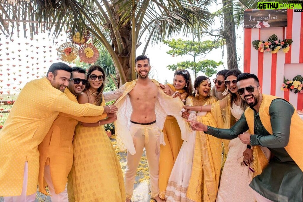 Krishna Mukherjee Instagram - I always dreamed of a fairytale wedding where i can also enjoy.. and not just be the stand & pose for everyone.. 😅 And honestly, this wouldn’t have been possible without the team of @jestbeauevents011 From planning the details to executing.. They understood & executed the project so well. Thank you guys ! . Also, a special thanks to @spilledink.studio for making all the beautiful wedding collaterals that ensured all the guests were hooked for more 🥰