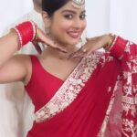 Krishna Mukherjee Instagram - Get Ready With Me For KARWACHAUTH♥️ Wearing Beautiful PARSI GARA Saaree ♥️ #parsigara #karwachauth #festival #pati #patni #grwm