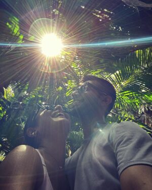 Krishna Mukherjee Instagram - Green or blue, there is no where I would go without you… cause your my apple pie ❤️
