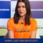 Kriti Sanon Instagram - Join me for a thrilling walk at the Skechers Walkathon! It's almost here, and the buzz is real. But there are only a few spots left, and registrations are closing soon! Don't miss out on this epic event. Register today at www.skecherswalkathon.in. See you at Inorbit Mall, Malad on November 19th! @skechersindia @skechersperformanceindia #GowalkMumbai #skechersindia