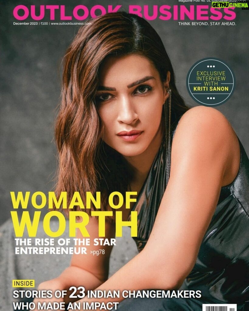 Kriti Sanon Instagram - OUTLOOK @outlookindia The world is full of possibilities. And you can be anything & everything all at once. Keep Dreaming Be Limitless Love what you do Learn & Evolve Fly 🦋