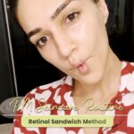Kriti Sanon Instagram - Have you guys hyphened Retinol in your routine yet? I started my Retinol journey 3years back and its been a game changer for me. For beginners and my sensitive skin peeps, follow the retinol sandwich method: Step 1: Start with Double Cleanse - Oil cleanser followed by a facewash. Step 2: Use your go-to night serum. I use @letshyphen Golden Hour Glow serum. Step 3: Apply a hydrating moisturizer. I use my absolute favourite Hyphen Barrier Care Cream! Step 4: Apply a pea sized amount of a retinoid. I use Tretinoin 0.025% Step 5: Seal with another layer of Barrier Care Cream! And you’re done ✨ What’s your retinol routine? Would love to know about your retinol journey, routines, products. Everything!! Comment below 👇