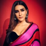 Kriti Sanon Instagram - ❤️🩷🖤 @manishmalhotraworld Styled by- @sukritigrover Styling Team- @vanigupta.23 HMU- @alpakhimani @kavyesharmaofficial 📸 - @nupuragarwal__