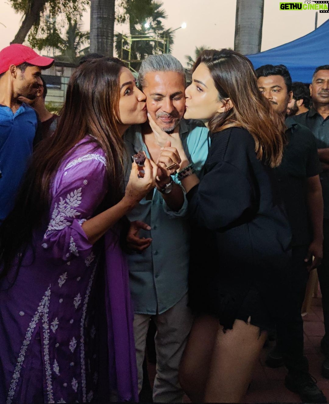 Kriti Sanon Instagram - Every film has a piece of my heart in it, but some have my soul too.. #DoPatti has had my heart, soul, brain, love, tears, dreams and more.. My first as a producer under @bluebutterflyfilmsofficial and I’ve thoroughly enjoyed this creative journey!! 🥹🥹 As my heart sinks knowing that this ride has come to an end, I’m grateful for the beautiful memories and the even more beautiful people who made it so special!❤️ @kanika.d my brilliant writer and co-producer- I lovveee your passion for films and I’m so glad we did this together! here’s to telling many more exciting stories together 😘❤️ @beatnikbob5 you’ve created magic with your vision & your quirky way of looking at basics! And oh yes, You’re one of the coolest directors I’ve worked with! 🤟🤗💖 @kajol ma’am I’m so so glad I got to work with you again!! I love that you are so real in a not-so-real world! Thank you for always helping me give my best! ❤️❤️ @tanviazmiofficial ma’am you are a rockstar! I love you and I’m so glad I got to know you! Thank you for being so warm and amazing! ❤️🤗 @shaheernsheikh can’t wait for the world to see you shine bright in your debut!! ✨ Glad to have found a friend in you! 🫶🏻May this be the beginning of a beautiful new journey in your life! ❤️ @martratassepp Martyyy you are brilliant and this film wouldn’t have been what it is without you! Thank you for shooting it so passionately! And last but not the least thank you @netflix_in #Monica @ruchikaakapoor and the entire team for making this beautiful story come to life!! Releasing 2024! Cant wait! @bluebutterflyfilmsofficial @kathhapictures