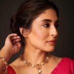 Kritika Kamra Instagram - Kritika Kamra in @cinnabar ❤️ Jewellery @preetimohanofficial @sanzanyjewels Styled by: @styledbyzainabb Styling assistant: @mannatbhallaa Makeup: @miimoglam Hair: @swapnilkashid_ 📸 @kunalgupta91