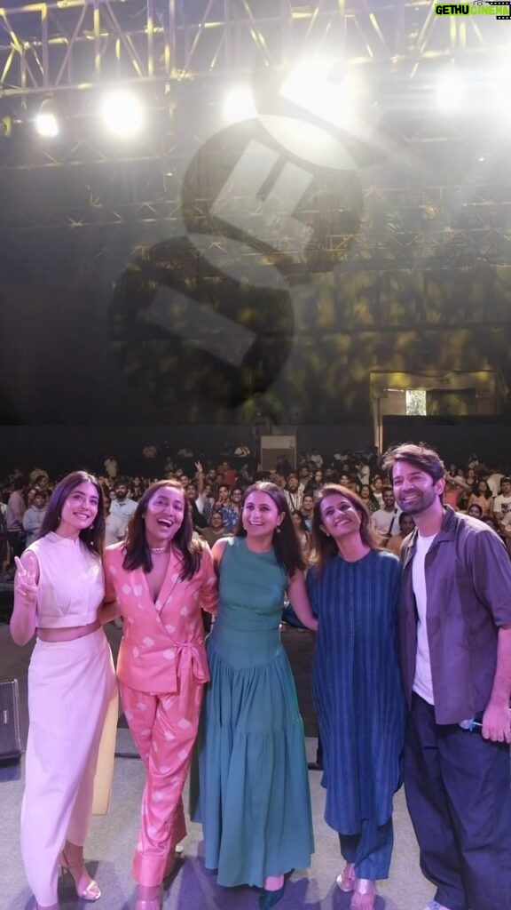 Kritika Kamra Instagram - Loved the vibe at @ifp.world and was lucky enough to share stage with actors who’ve delivered some of my favourite performances of recent times @amrutasubhash @rasikadugal @barunsobti_says Shout out to @rotalks and the wonderful audience who made this chat super fun 🫶 🎥 @kamerakrishnaka Outfit - @sagebymala @pr_vartika
