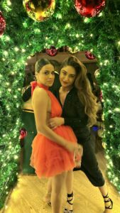 Krystle D'Souza Instagram - Here’s serving new Christmas content 🤌🏼 hope you all are as content as us 🤣😘