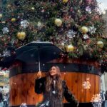 Krystle D'Souza Instagram - I Found Her, At Covent Garden 🤍 . . Deets : All through December, you can be treated to the snow-y flurries in front of the iconic Christmas tree between 12-9pm. But that doesn’t mean the snow will just constantly fall throughout the day. Instead, the flurries will take place on an hourly basis. SNOW don’t forget to go for it ❄️