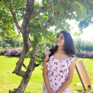 Kushee Ravi Instagram - 🌸
.
.
Mua : @makeovers_by_shwethagowda 

#dia #actorslife #artist #soulofdia #film #filmindustry #kannada