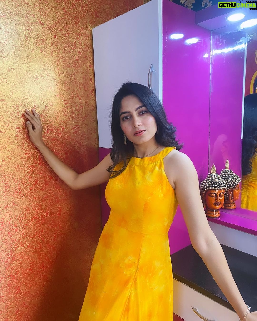 Kushee Ravi Instagram - 🤩 . . Outfit : @maayarangdesignstudio