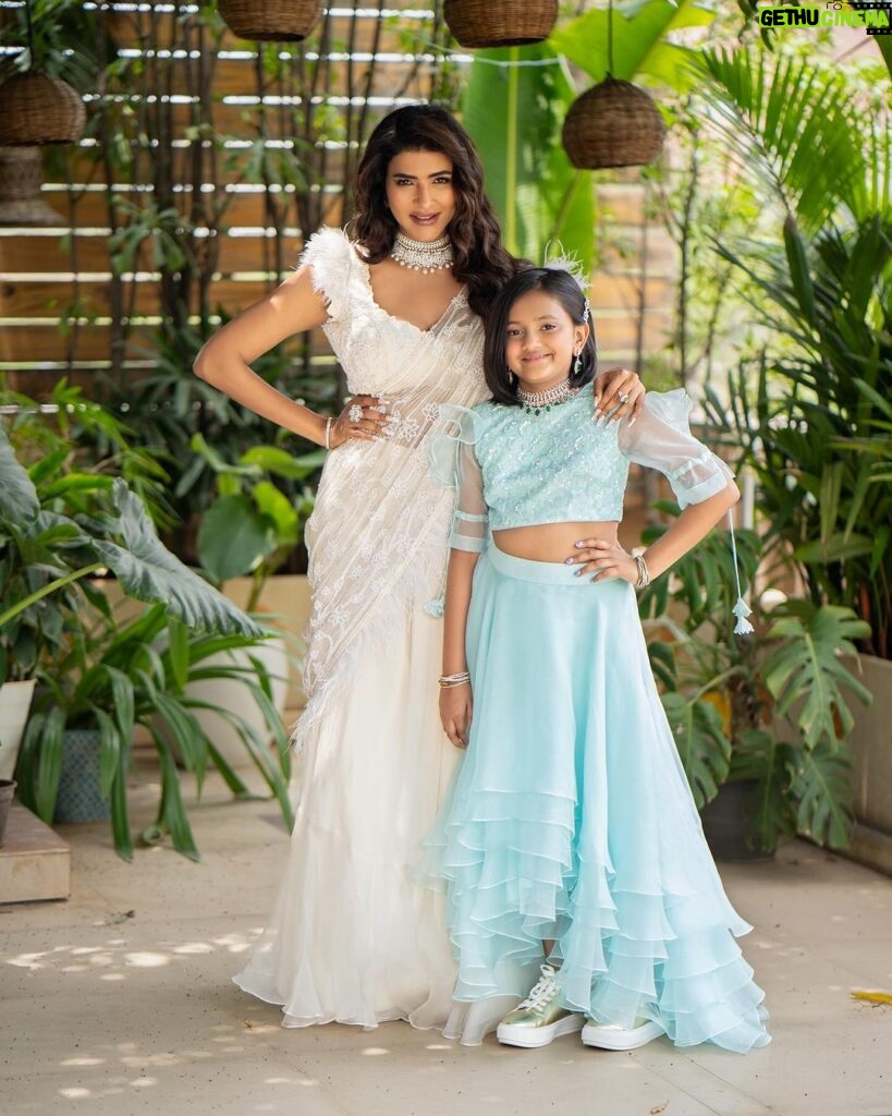 Lakshmi Manchu Instagram - To my incredible daughter, the sweetest soul I know, Life got a whole lot brighter when you came into it. Your laughter fills our home with endless joy. Happy Daughters' Day to you and all the wonderful daughters out there! 💖👑🌟 #DaughtersDay #LoveYouAlways #yourforeverfamily